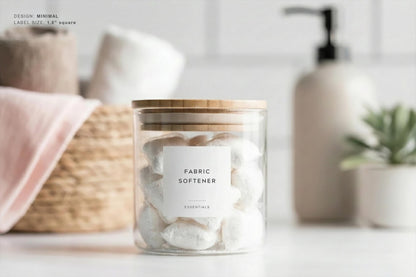 Laundry Labels - Minimal Design