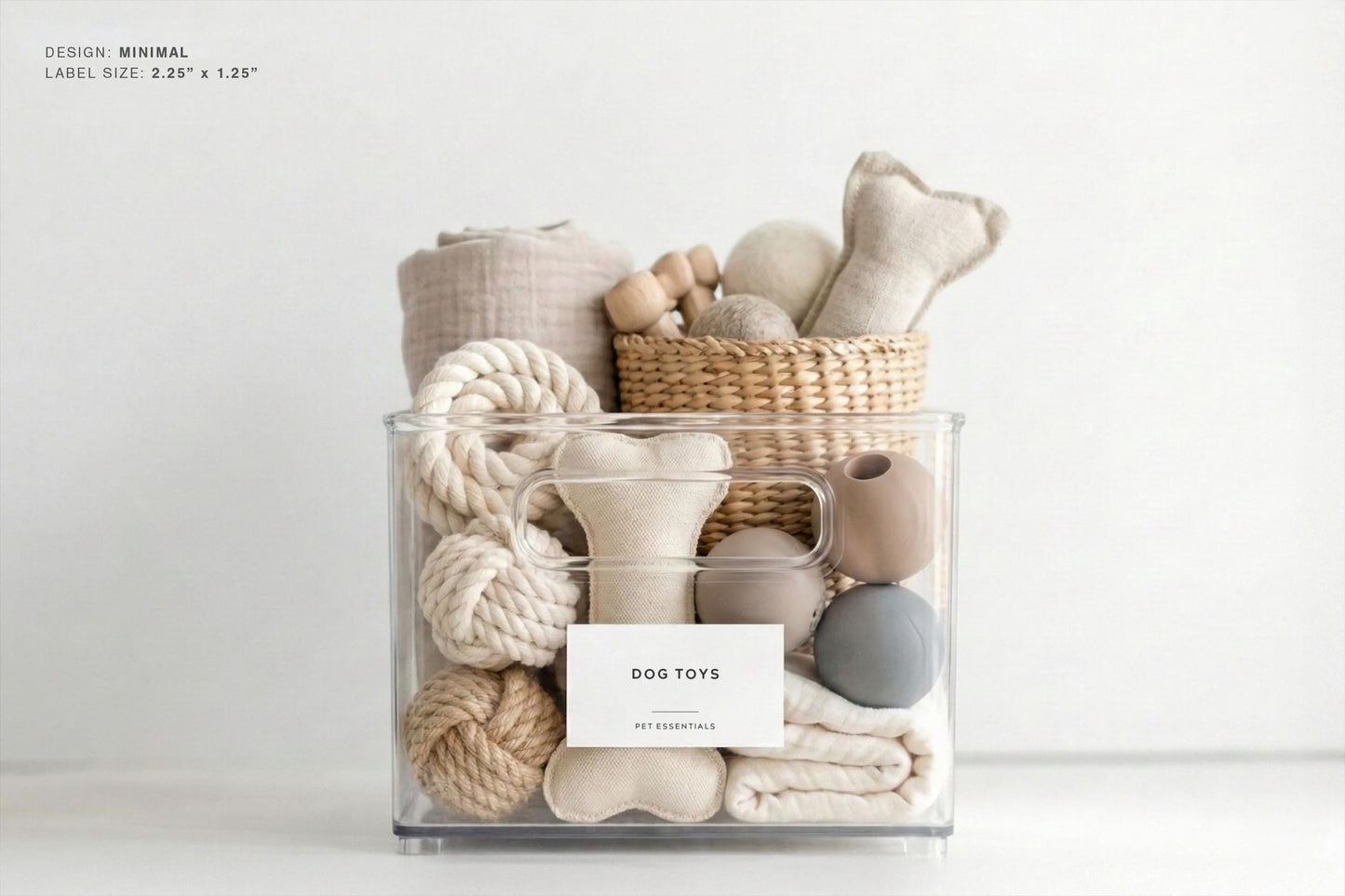 Pet Labels - Minimal Design