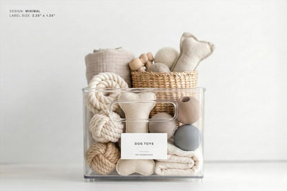 Pet Labels - Minimal Design
