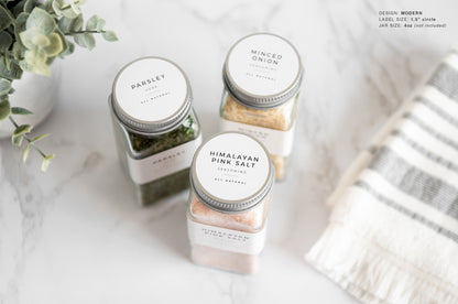 Spice Labels - Modern Design