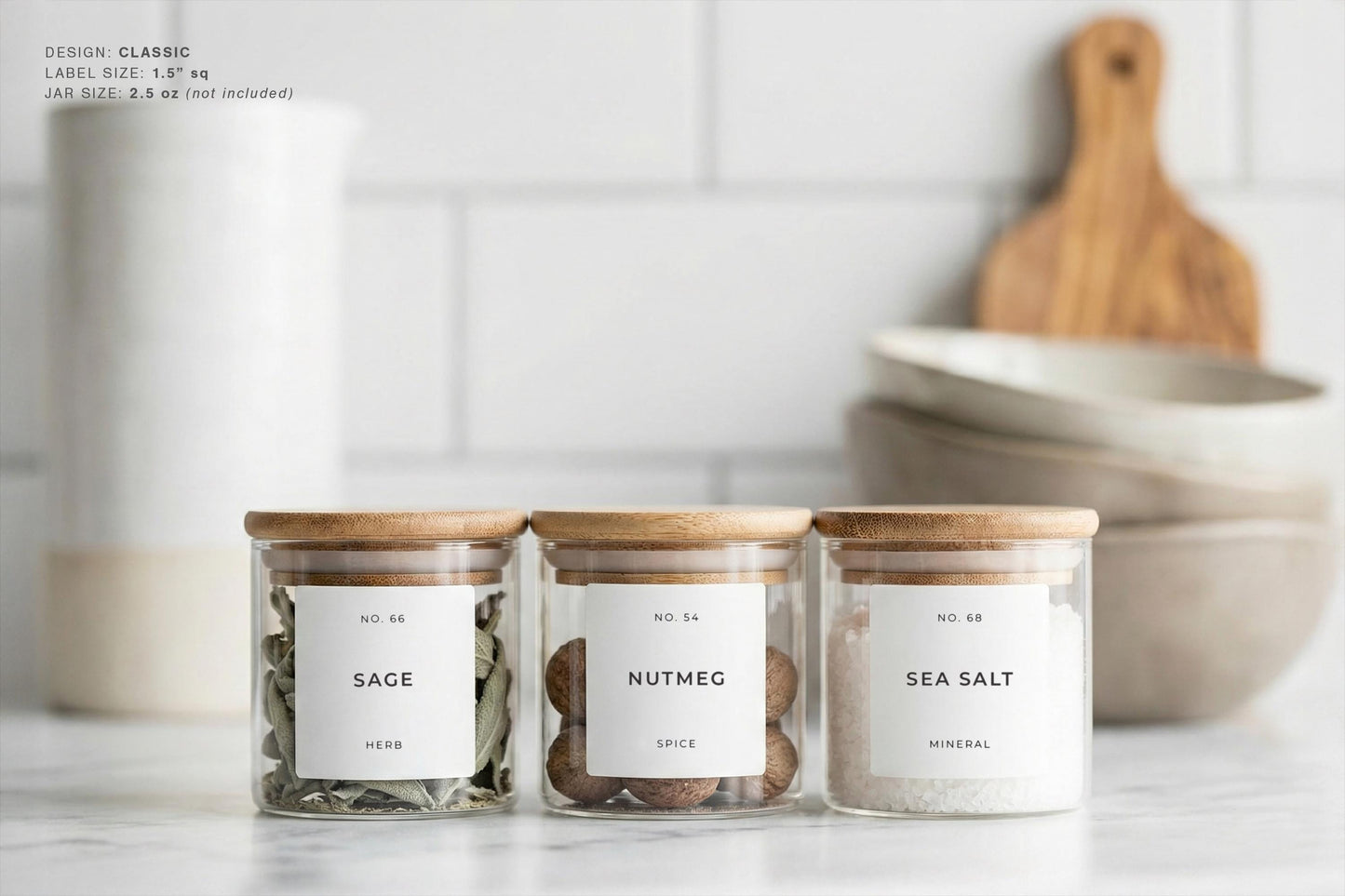 Spice Labels - Classic Design
