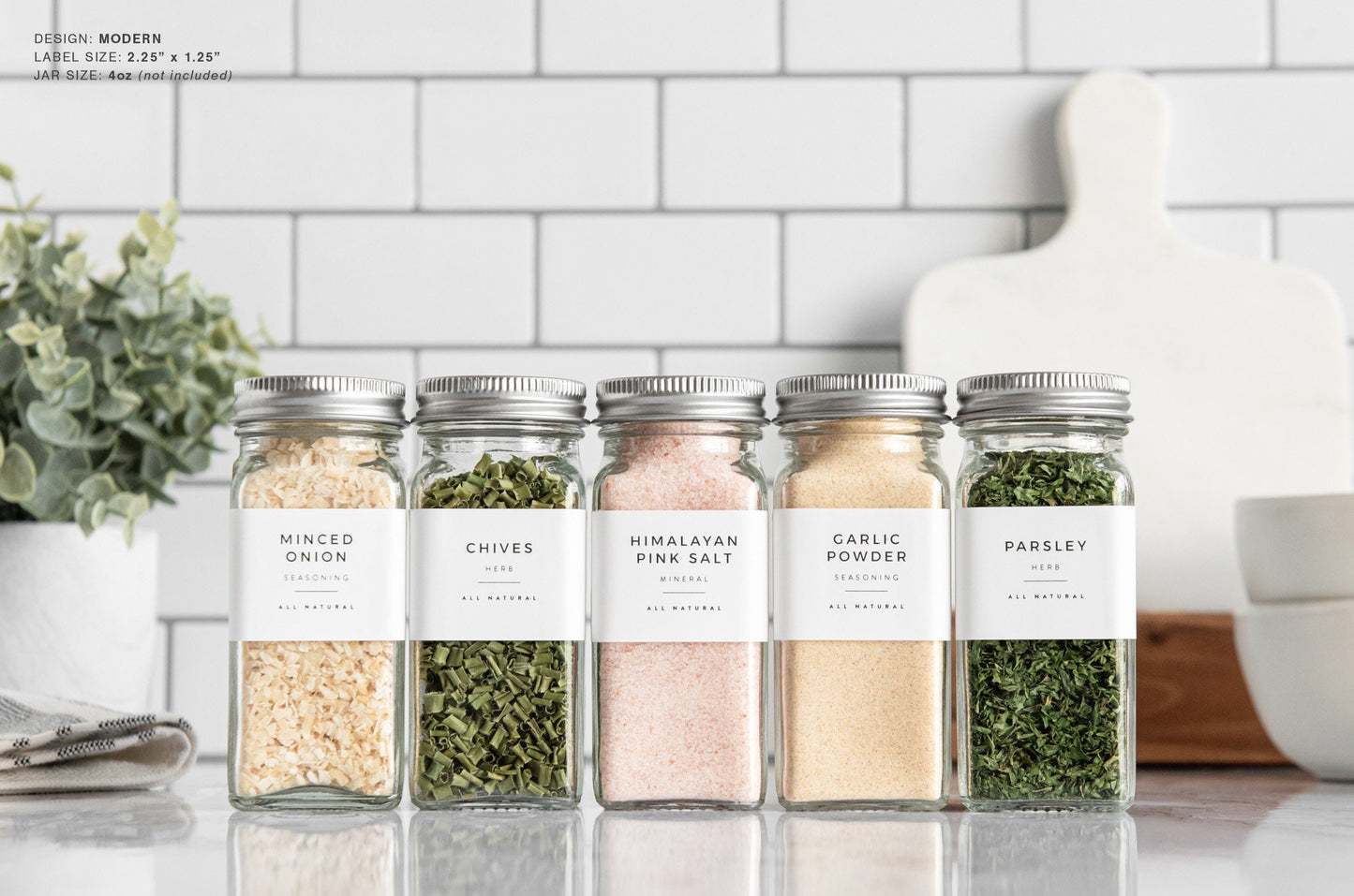 Spice Labels - Modern Design
