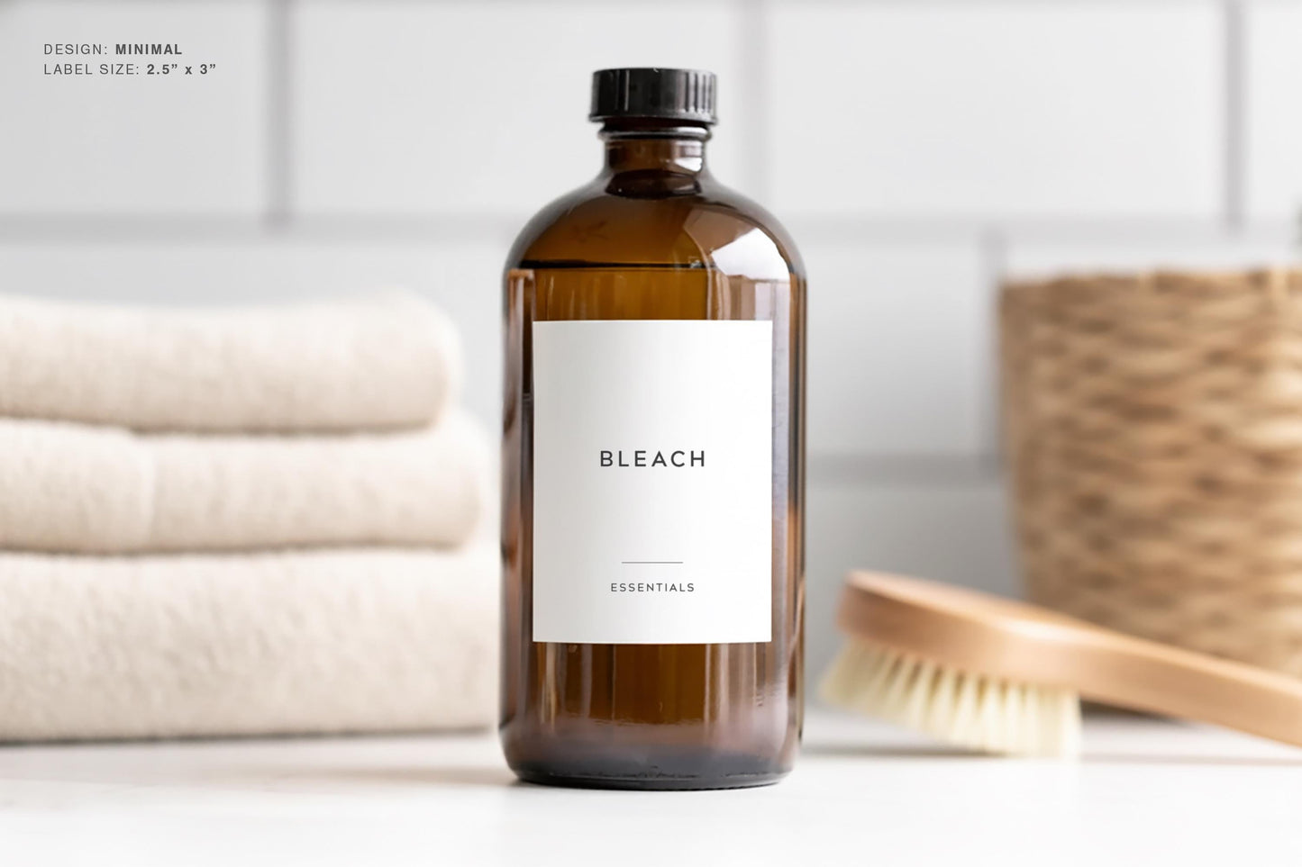 Laundry Labels - Minimal Design