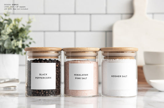 Spice Labels - Simple Design