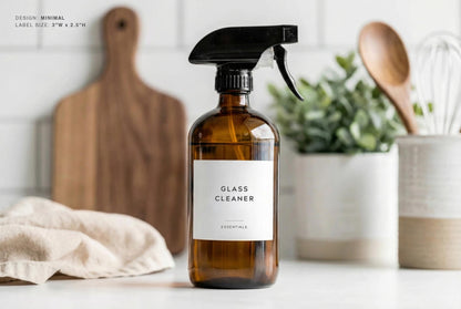 Kitchen Cleaning Labels - Minimal Design