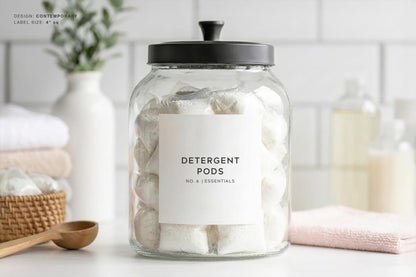 Laundry Labels - Contemporary Design