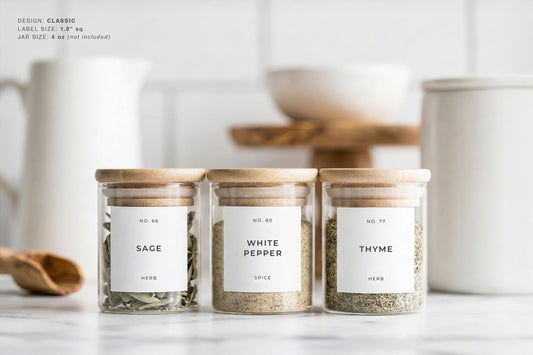 Spice Labels - Classic Design