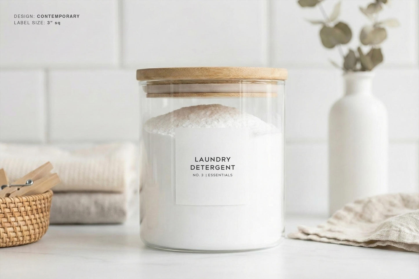 Laundry Labels - Contemporary Design
