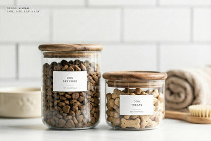 Pet Labels - Minimal Design