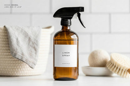 Laundry Labels - Minimal Design