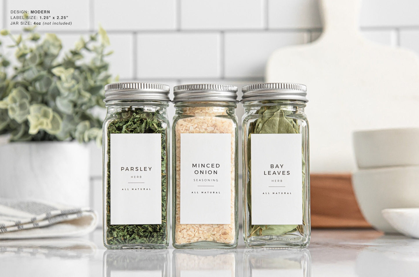 Spice Labels - Modern Design