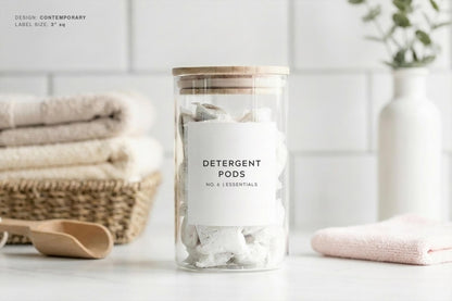 Laundry Labels - Contemporary Design