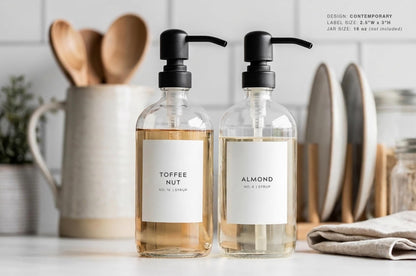 Coffee Syrup Labels - Contemporary Design