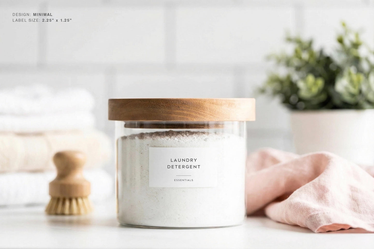 Laundry Labels - Minimal Design