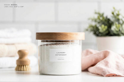 Laundry Labels - Minimal Design