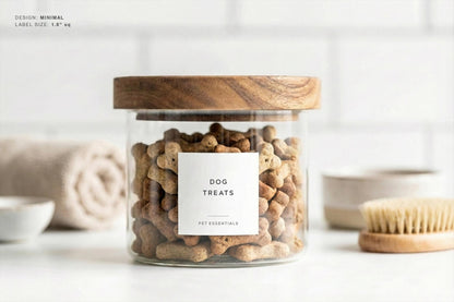 Pet Labels - Minimal Design
