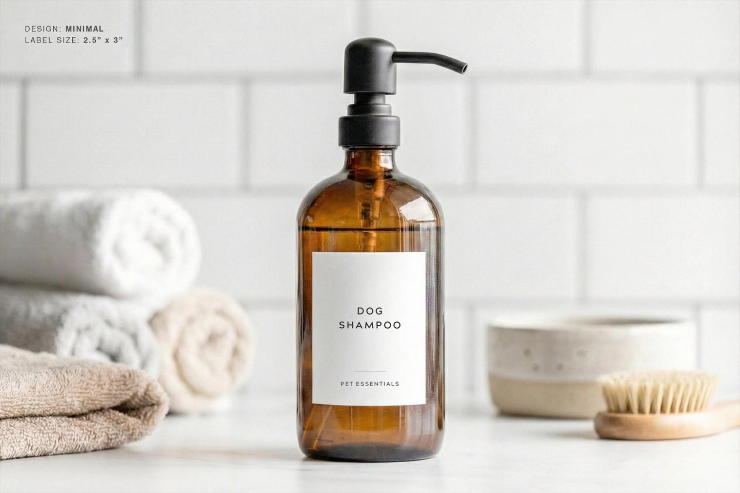 Pet Labels - Minimal Design