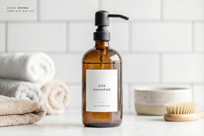 Pet Labels - Minimal Design
