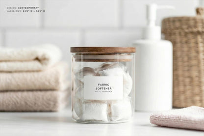Laundry Labels - Contemporary Design
