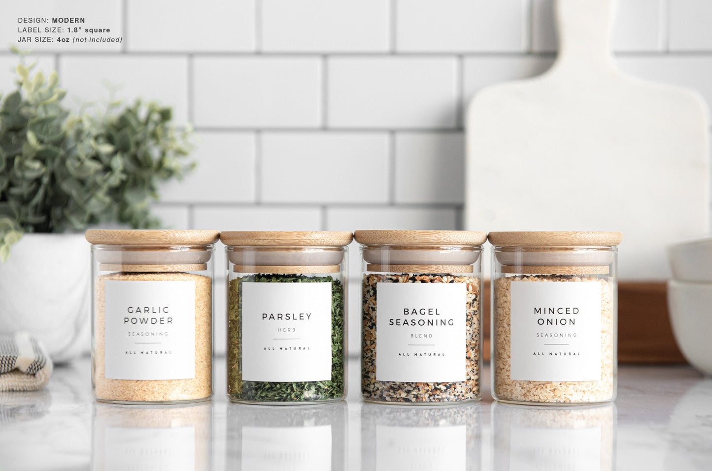 Spice Labels - Modern Design
