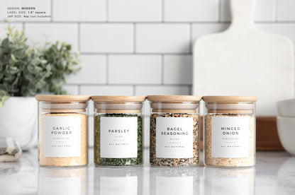 Spice Labels - Modern Design