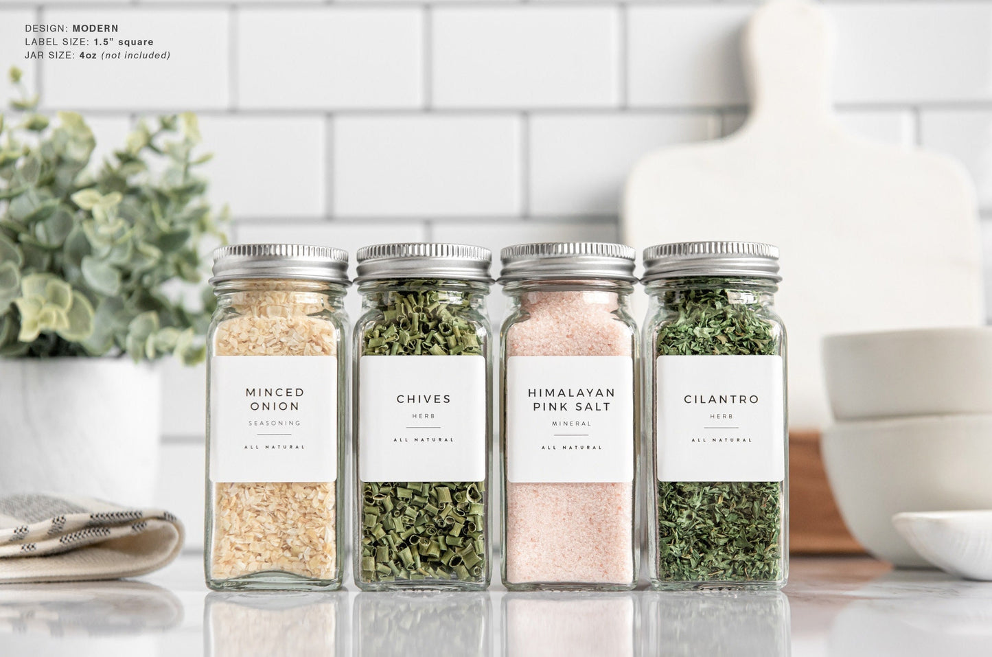 Spice Labels - Modern Design