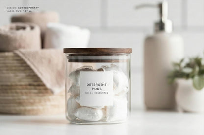 Laundry Labels - Contemporary Design