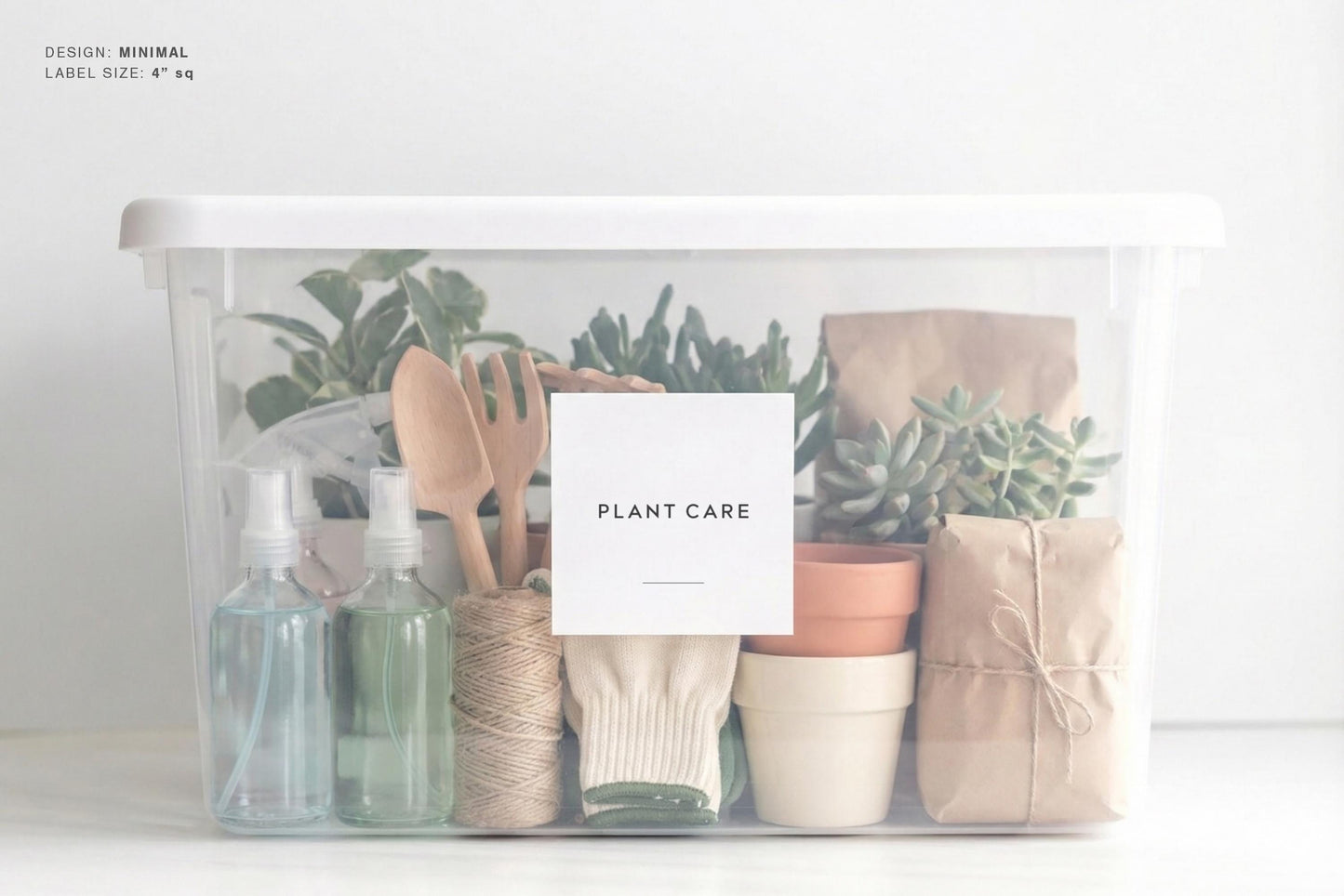 Kitchen & Utility Labels - Minimal Design