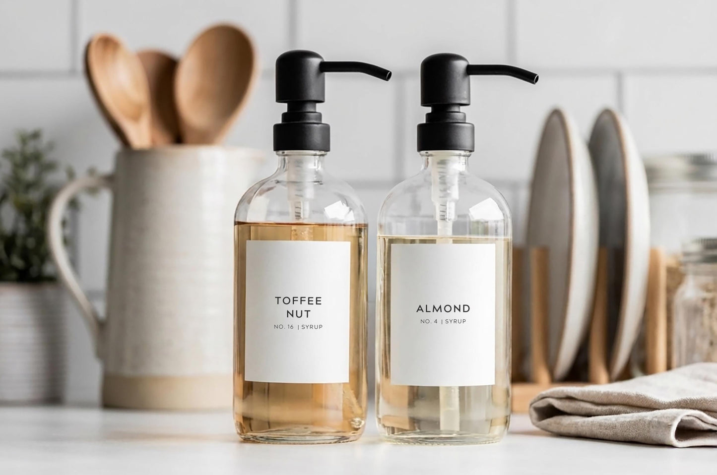 Coffee Syrup Labels - Contemporary Design