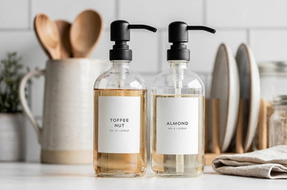 Coffee Syrup Labels - Contemporary Design