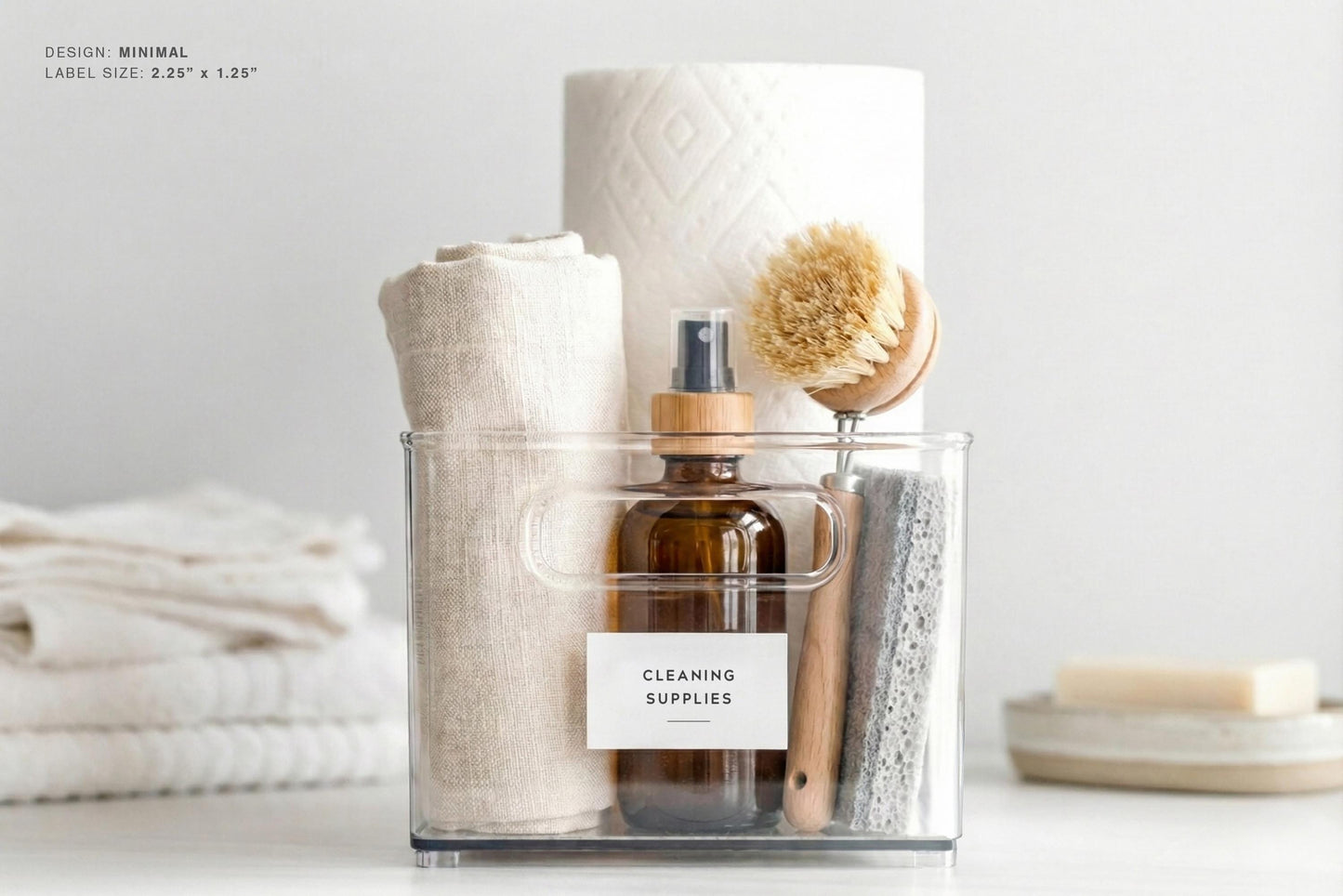 Kitchen & Utility Labels - Minimal Design