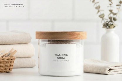 Laundry Labels - Contemporary Design