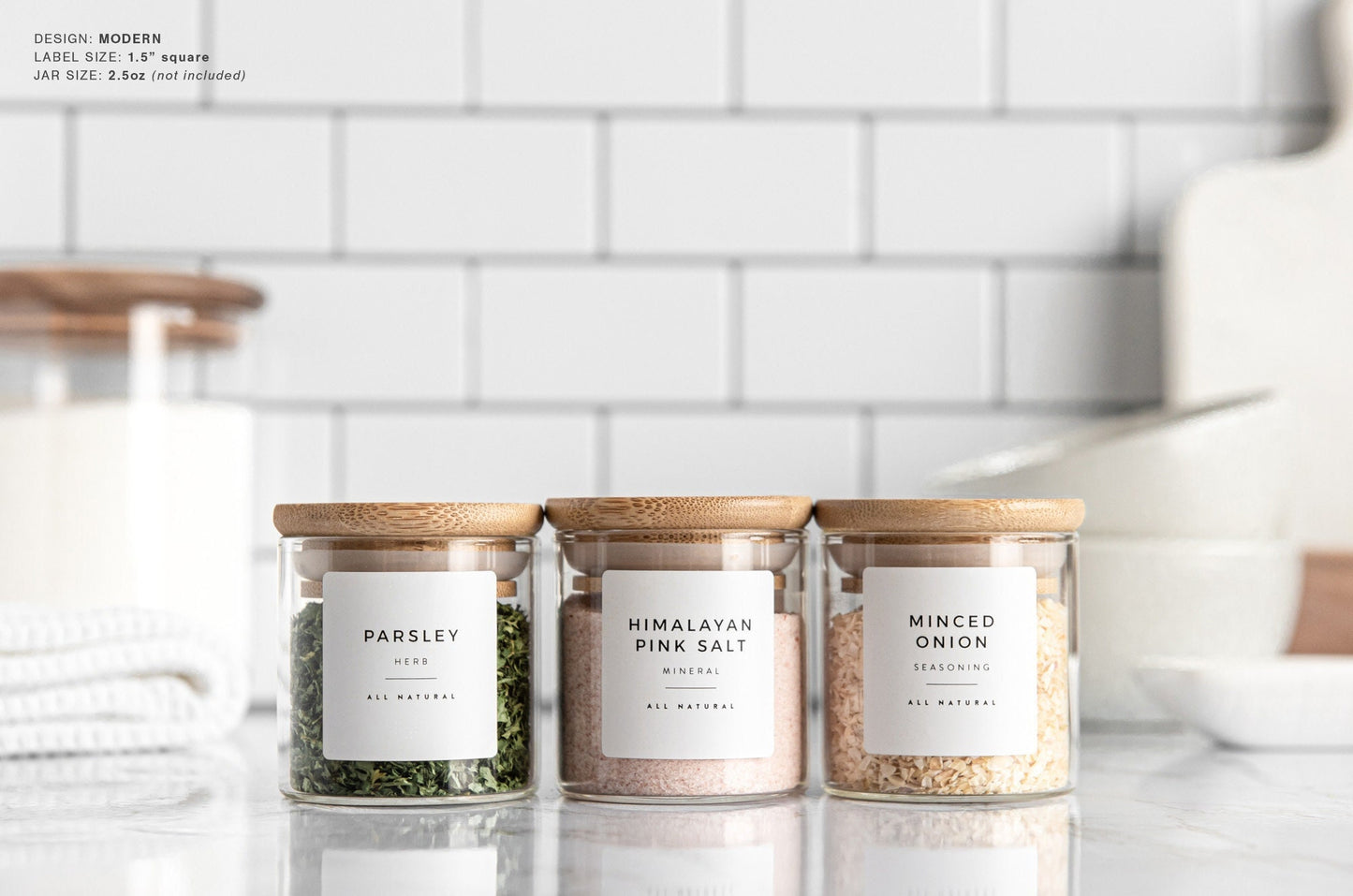Spice Labels - Modern Design