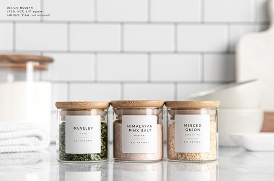 Spice Labels - Modern Design